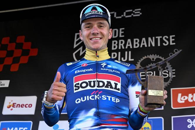 For his return to competition, Remco Evenepoel won the Brabançonne arrow on April 18, 2025.