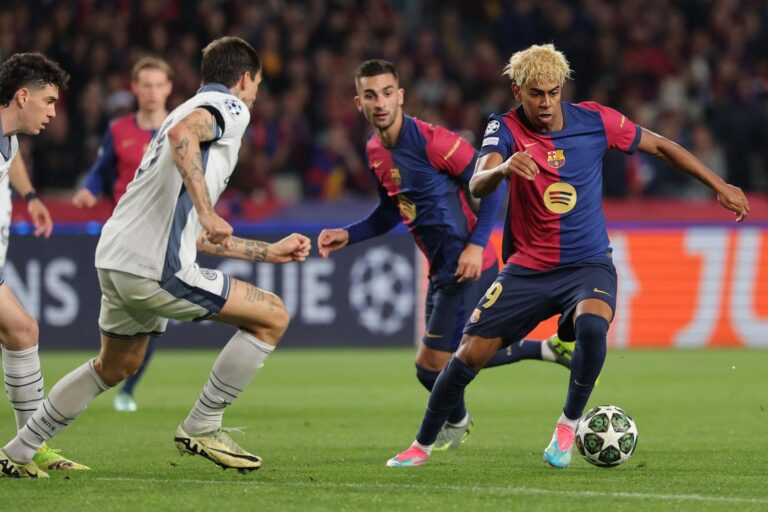 FC Barcelona-Inter Milan: Despite its offensive striking force, Barça concedes the home draw
