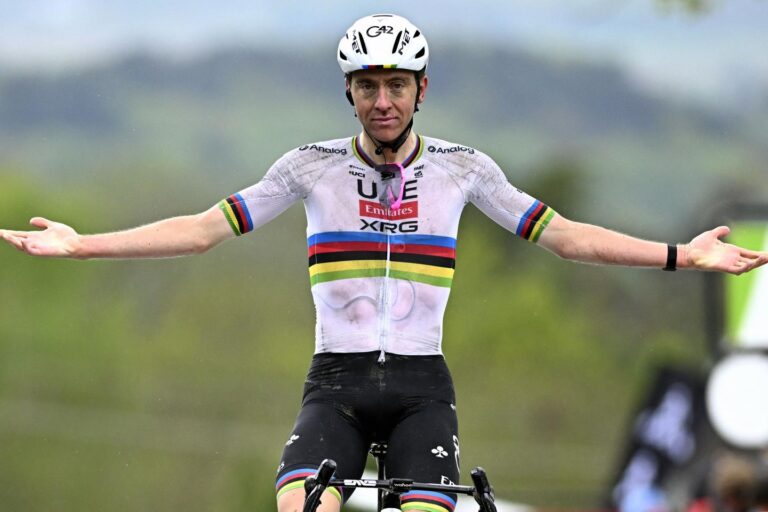 Tadej Pogacar, untouchable, wins the Walloon arrow for the second time in his career
